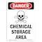 Signmission Safety Sign, OSHA Danger, 10" Height, Portrait, D-V-2046 OS-DS-D-710-V-2046 - alternate 1